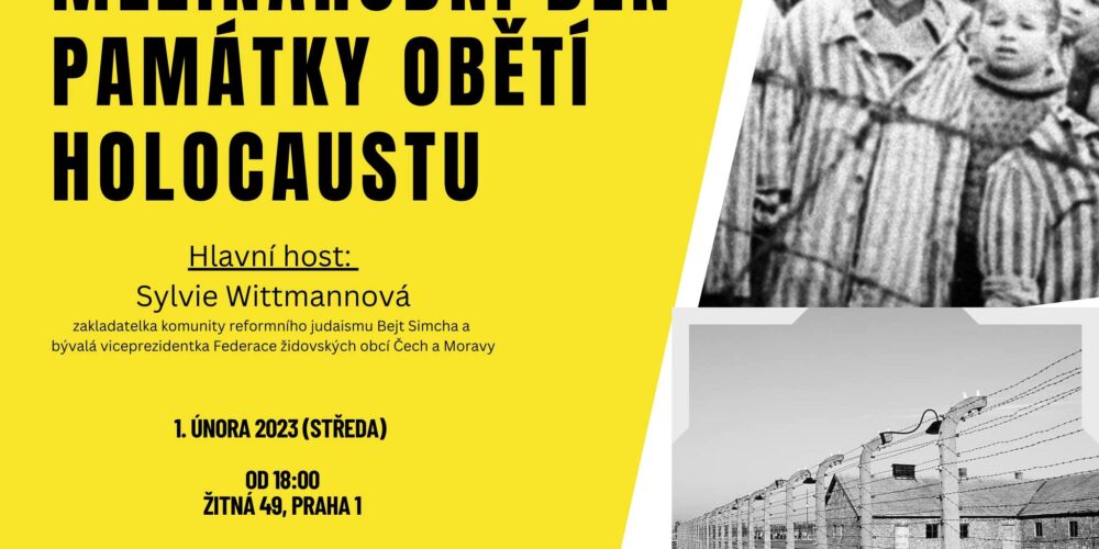 Mezinárodní den památky obětí holocaustu s paní Sylvií Wittmannovou